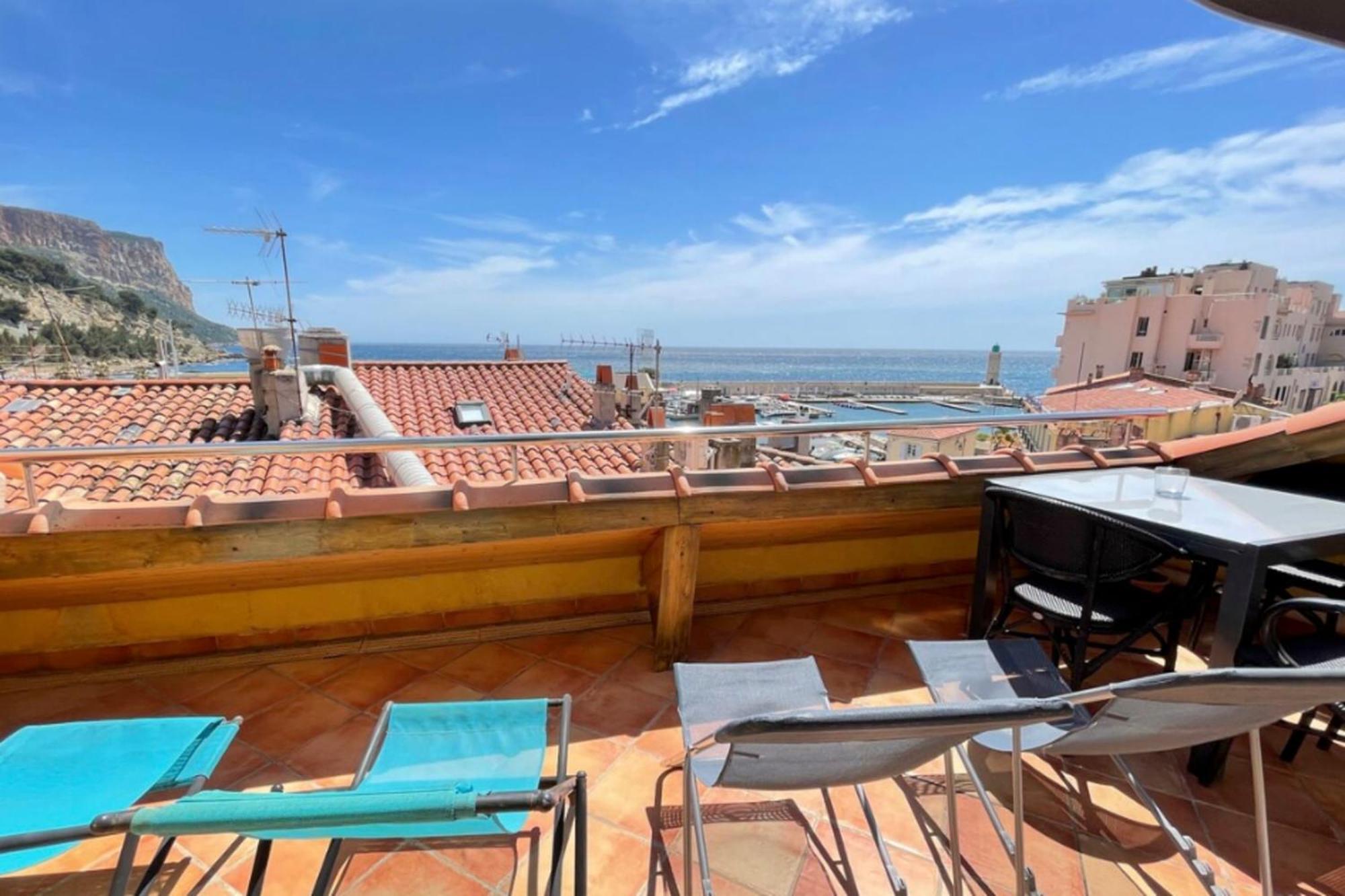 La Perle De Cassis - Terrace With Sea View Daire Dış mekan fotoğraf