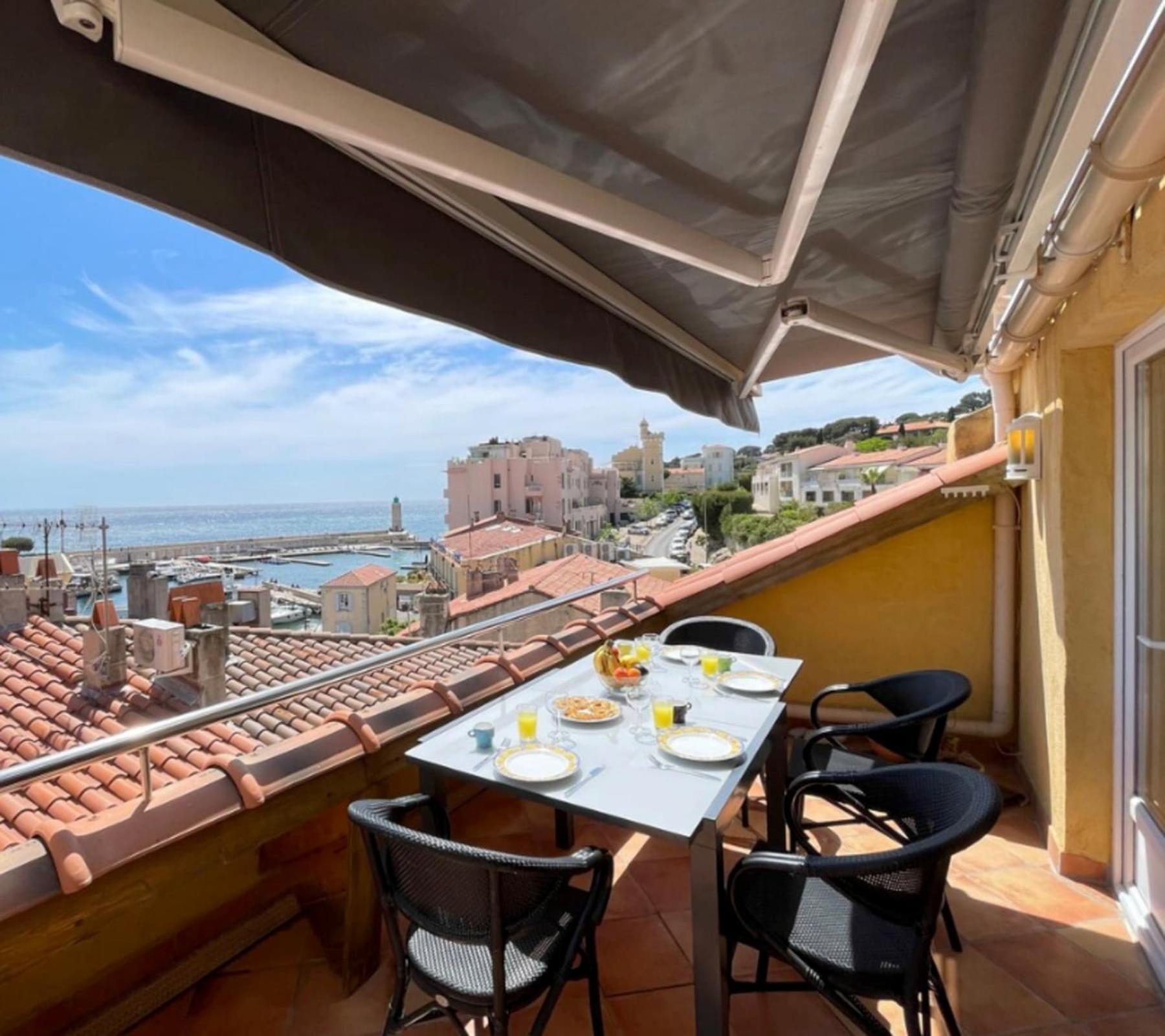 La Perle De Cassis - Terrace With Sea View Daire Dış mekan fotoğraf