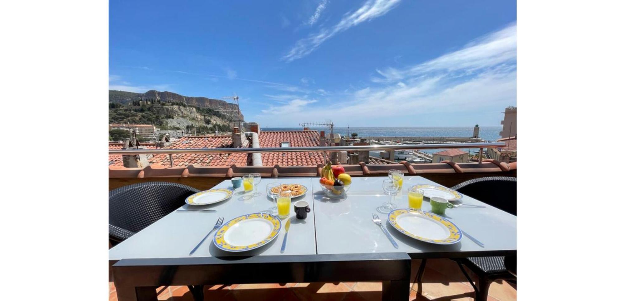 La Perle De Cassis - Terrace With Sea View Daire Dış mekan fotoğraf