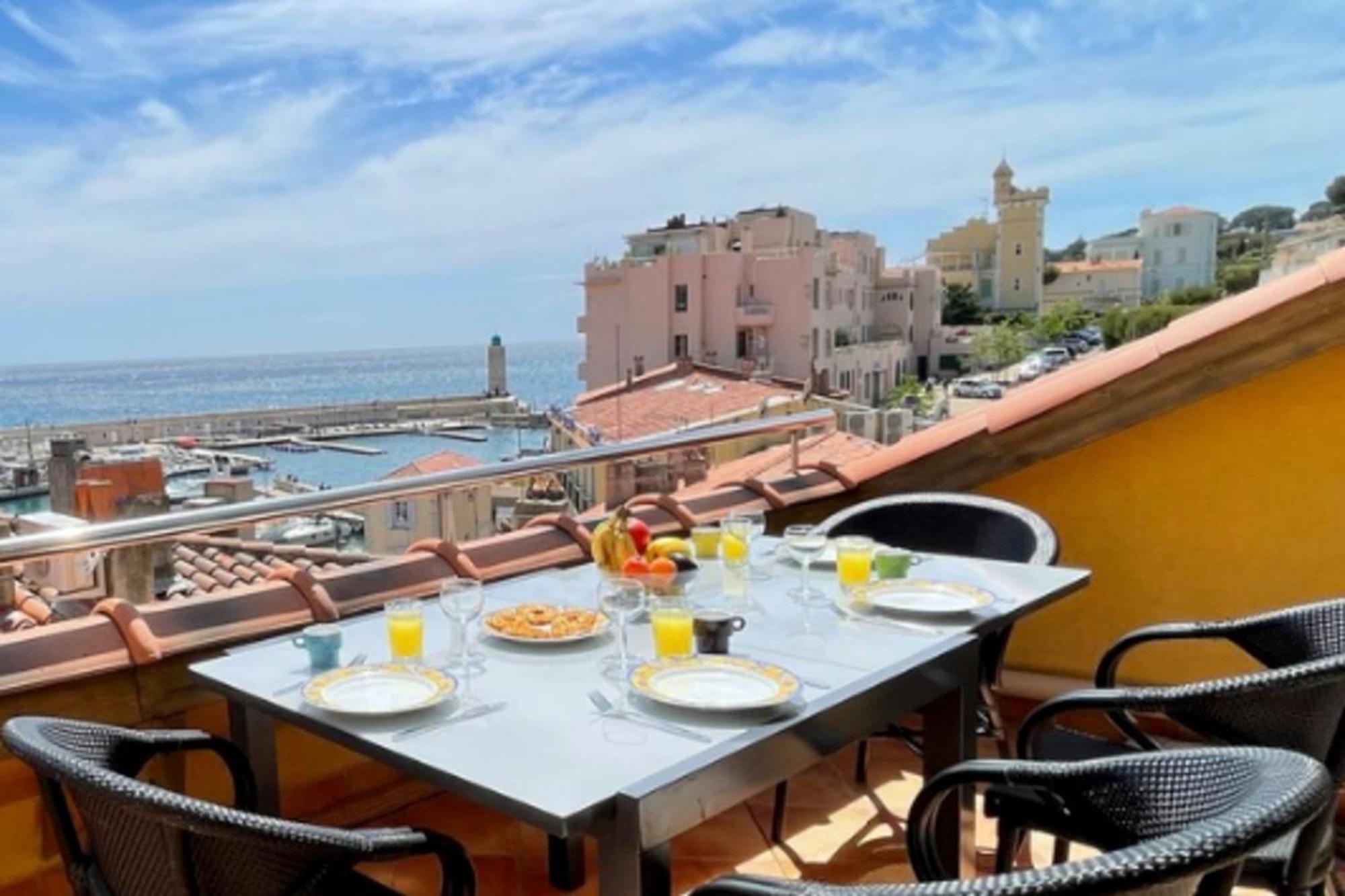 La Perle De Cassis - Terrace With Sea View Daire Dış mekan fotoğraf