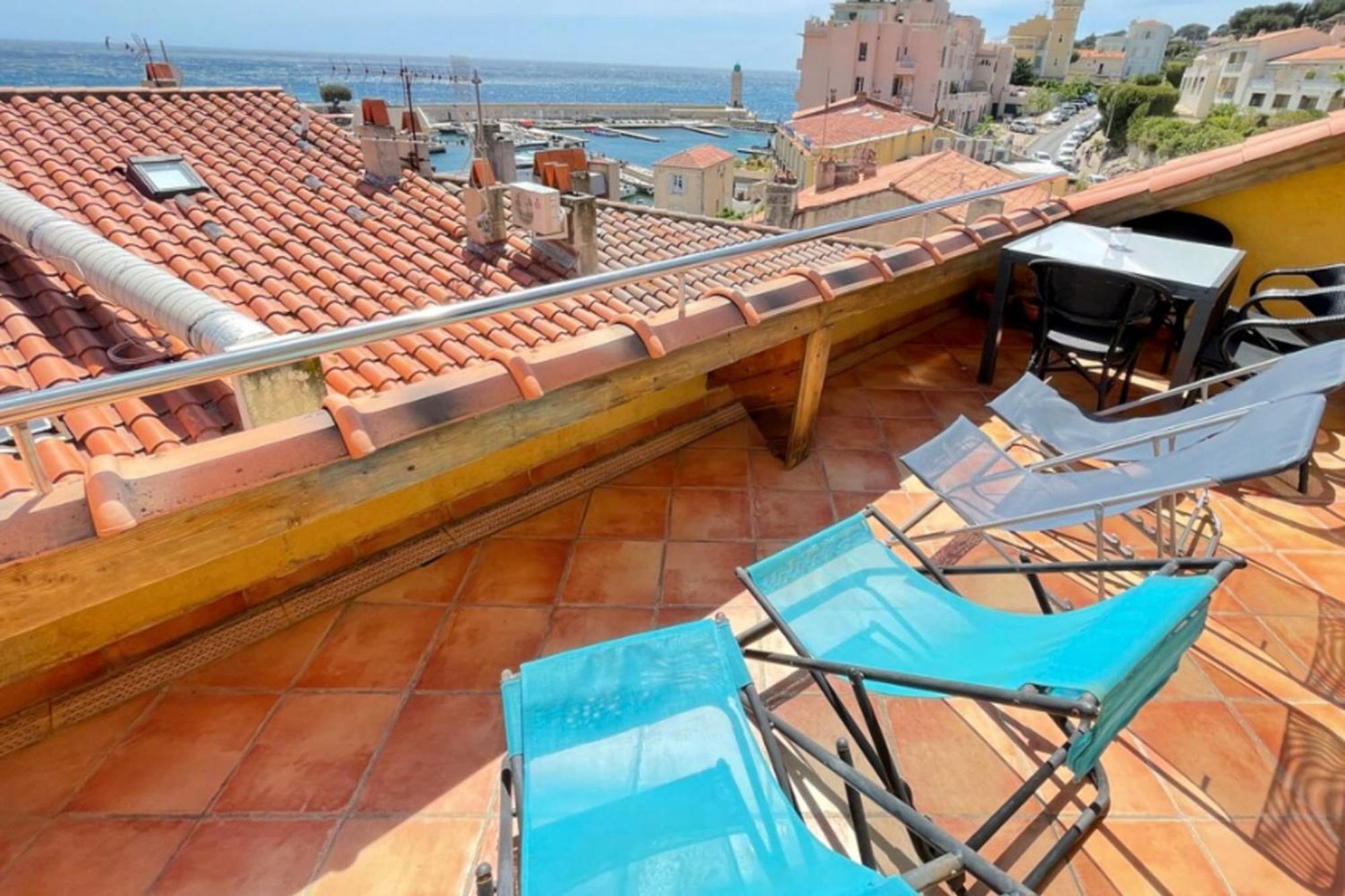 La Perle De Cassis - Terrace With Sea View Daire Dış mekan fotoğraf